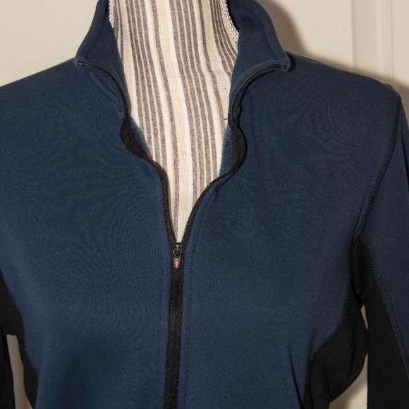Kerrits Fleece Half Zip Riding Top M Admiral Blue - Picture 5 of 10
